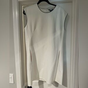 Vince white shift dress